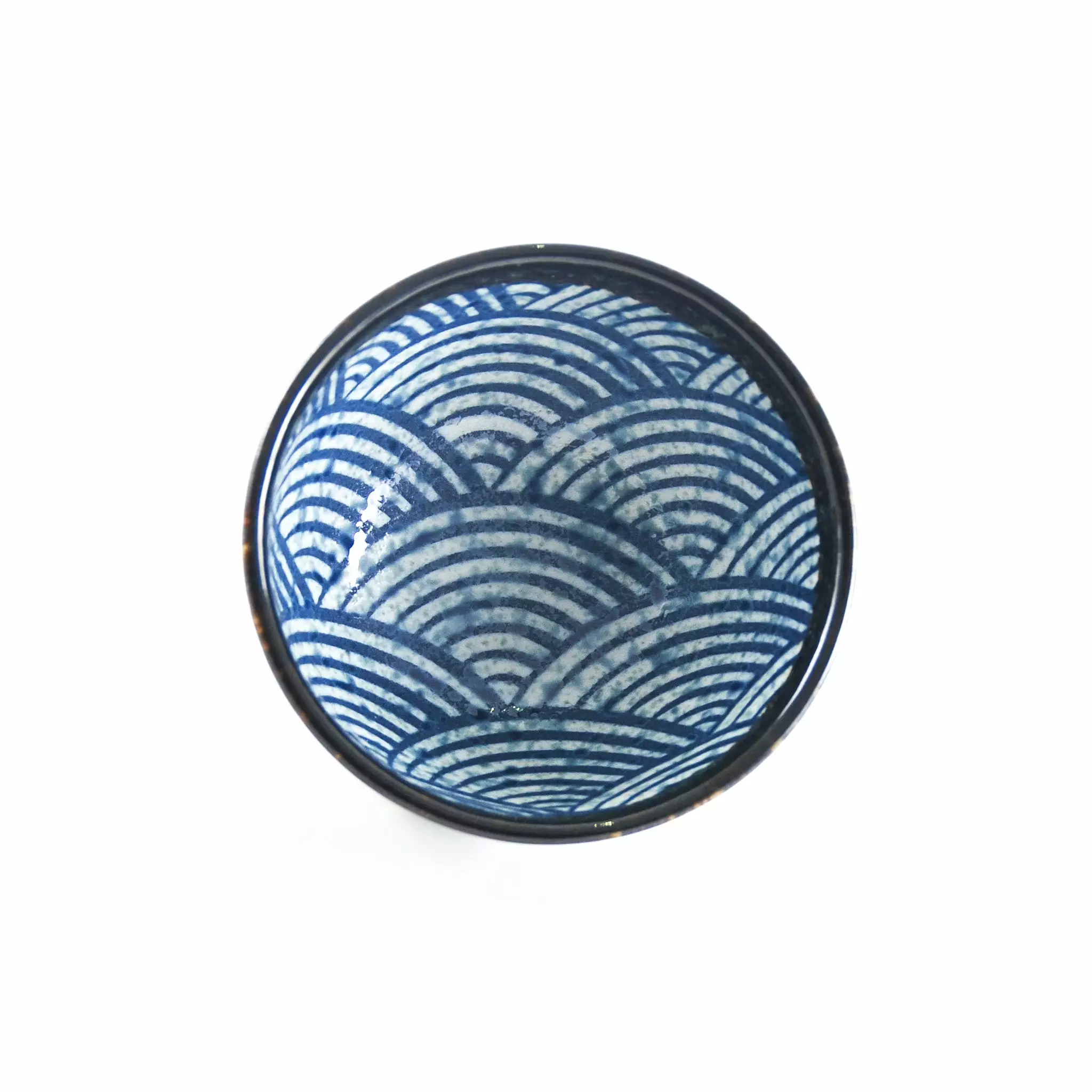 Kiji Stoneware & Ceramics Blue Wave Rice Bowl Tableware 5 Kiji Stoneware & Ceramics Blue Wave Rice Bowl Tableware