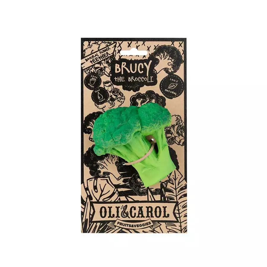 Oli & Carol Gifts Brucy The Broccoli Baby Teething Toy 3 Oli & Carol Gifts Brucy The Broccoli Baby Teething Toy