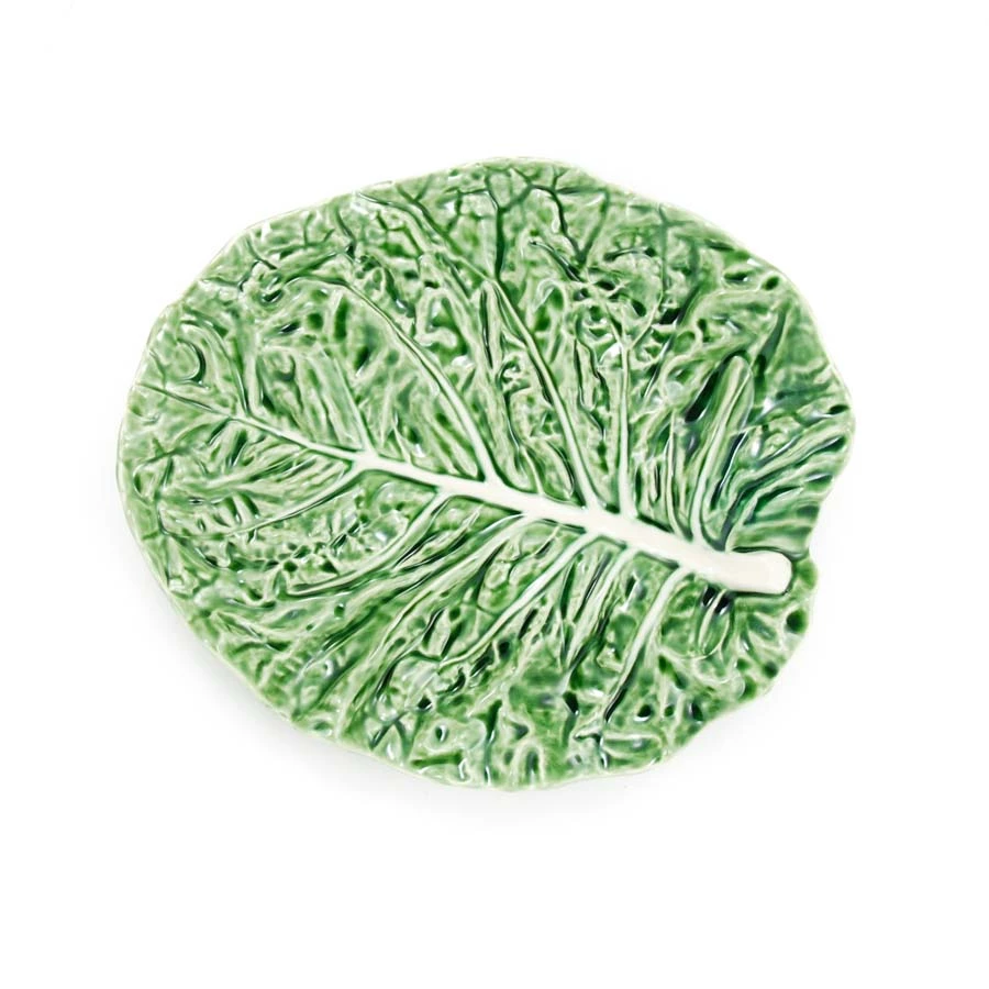 Bordallo Pinheiro Tableware Cabbage Leaf Oval Platter 5 Bordallo Pinheiro Tableware Cabbage Leaf Oval Platter