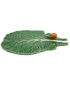 Bordallo Pinheiro Tableware Cabbage Leaf With Snail
