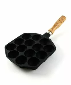 Japan Bento Cast Iron Takoyaki Pan 18cm Dia