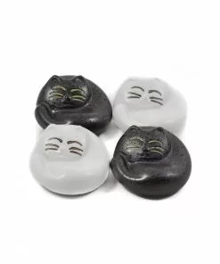 Kiji Stoneware & Ceramics Cats Chopstick Rest Set