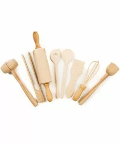 Springerle & Co Children's Mini Wooden Kitchen Utensil Set