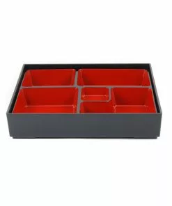 Kiji Stoneware & Ceramics Classic Bento Box - 5 Compartment Oblong 7 Kiji Stoneware & Ceramics Classic Bento Box - 5 Compartment Oblong