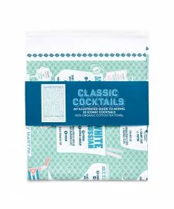 Stuart Gardiner Classic Cocktails Tea Towel Kitchen Linen
