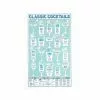 Stuart Gardiner Classic Cocktails Tea Towel Kitchen Linen 1 Stuart Gardiner Classic Cocktails Tea Towel Kitchen Linen