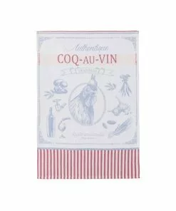 Coucke Kitchen Linen French Tea Towel - Coq Au Vin
