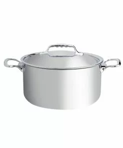 De Buyer Affinity Stainless Steel Casserole Pan With Lid