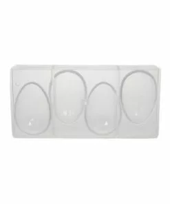 Deco Relief Diamond Pattern Polycarbonate Easter Egg Mould Cookware