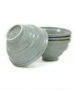 Kiji Stoneware & Ceramics Tableware Blue-Grey Glaze Noodle Bowl 20cm Dia X 10cm 12 Kiji Stoneware & Ceramics Tableware Blue-Grey Glaze Noodle Bowl 20cm Dia X 10cm