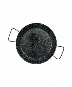 La Ideal Cookware Enamelled 2 Person Paella Pan 22cm