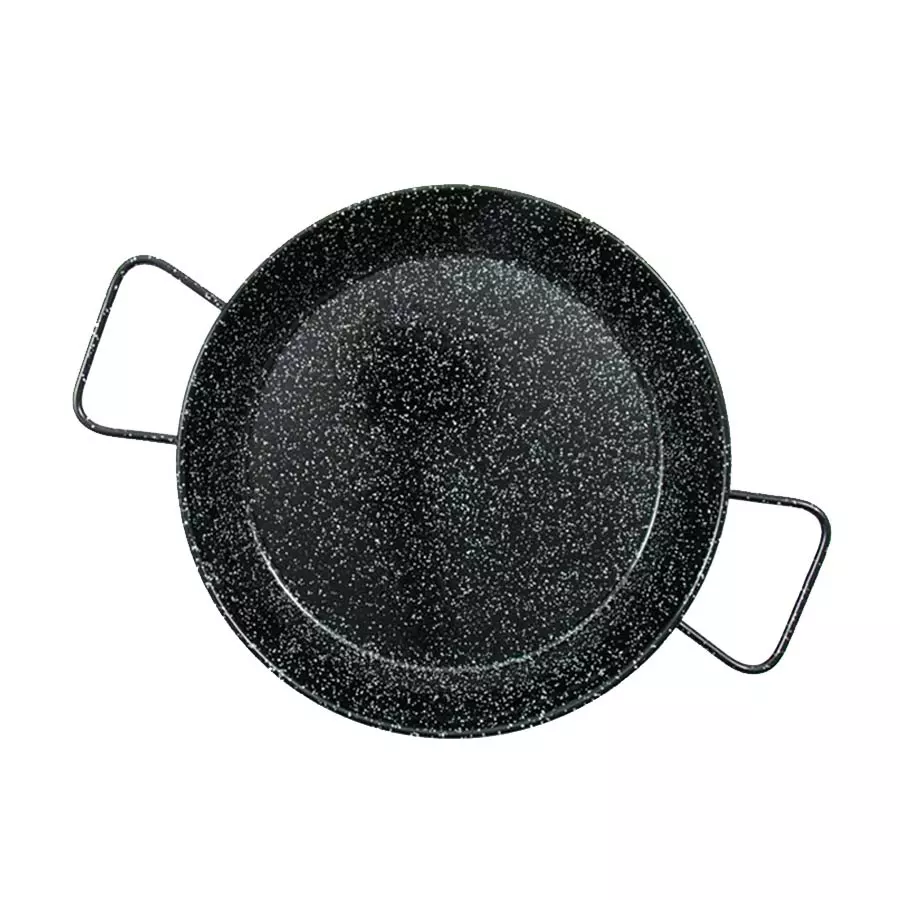 La Ideal Cookware Enamelled 8 Person Paella Pan 33.5cm 3 La Ideal Cookware Enamelled 8 Person Paella Pan 33.5cm