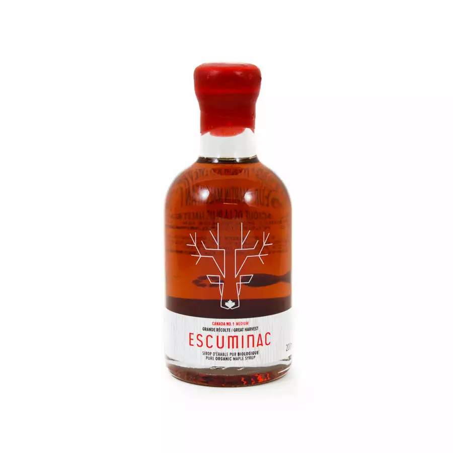 Escuminac Great Harvest Medium Maple Syrup 200ml 3 Escuminac Great Harvest Medium Maple Syrup 200ml
