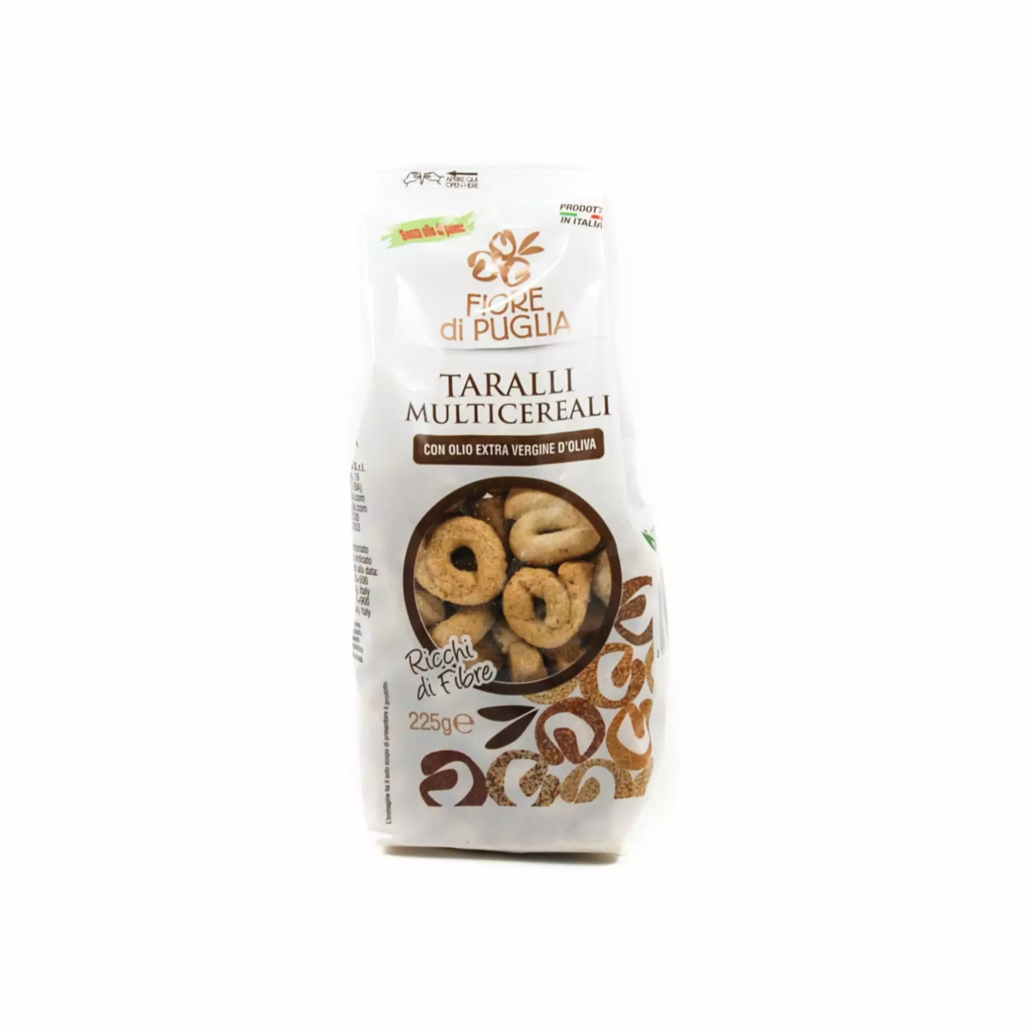 Fiore Di Puglia Taralli With Wholegrains 225g 3 Fiore Di Puglia Taralli With Wholegrains 225g