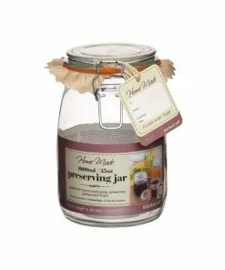 Kitchencraft Glass Preserving Jar 1000ml Cookware