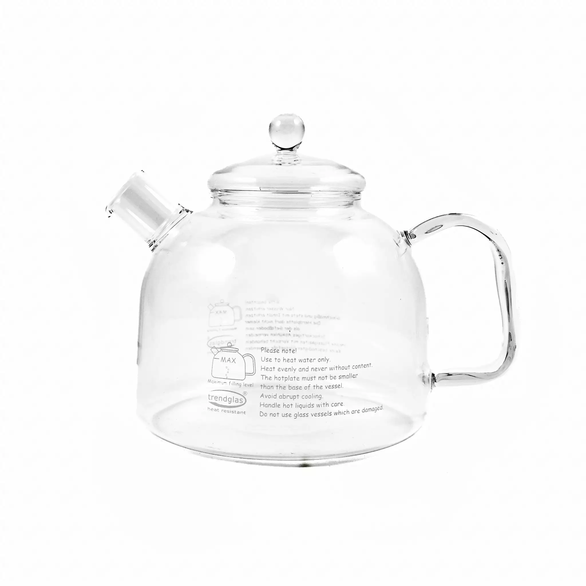 Trendglas Glass Stovetop Kettle 1.75 Litres 3 Trendglas Glass Stovetop Kettle 1.75 Litres