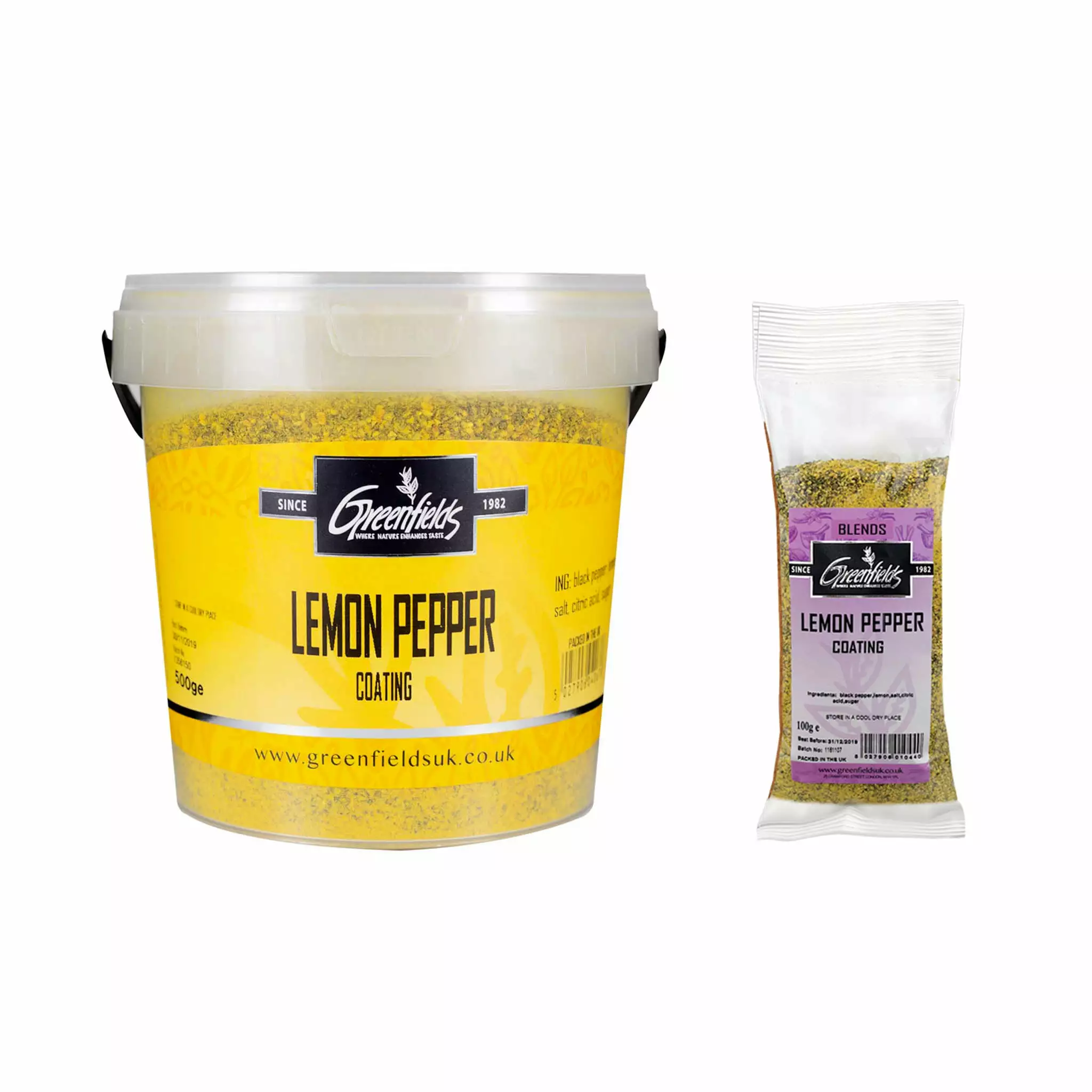 Ingredients Greenfields Lemon Pepper 3 Ingredients Greenfields Lemon Pepper