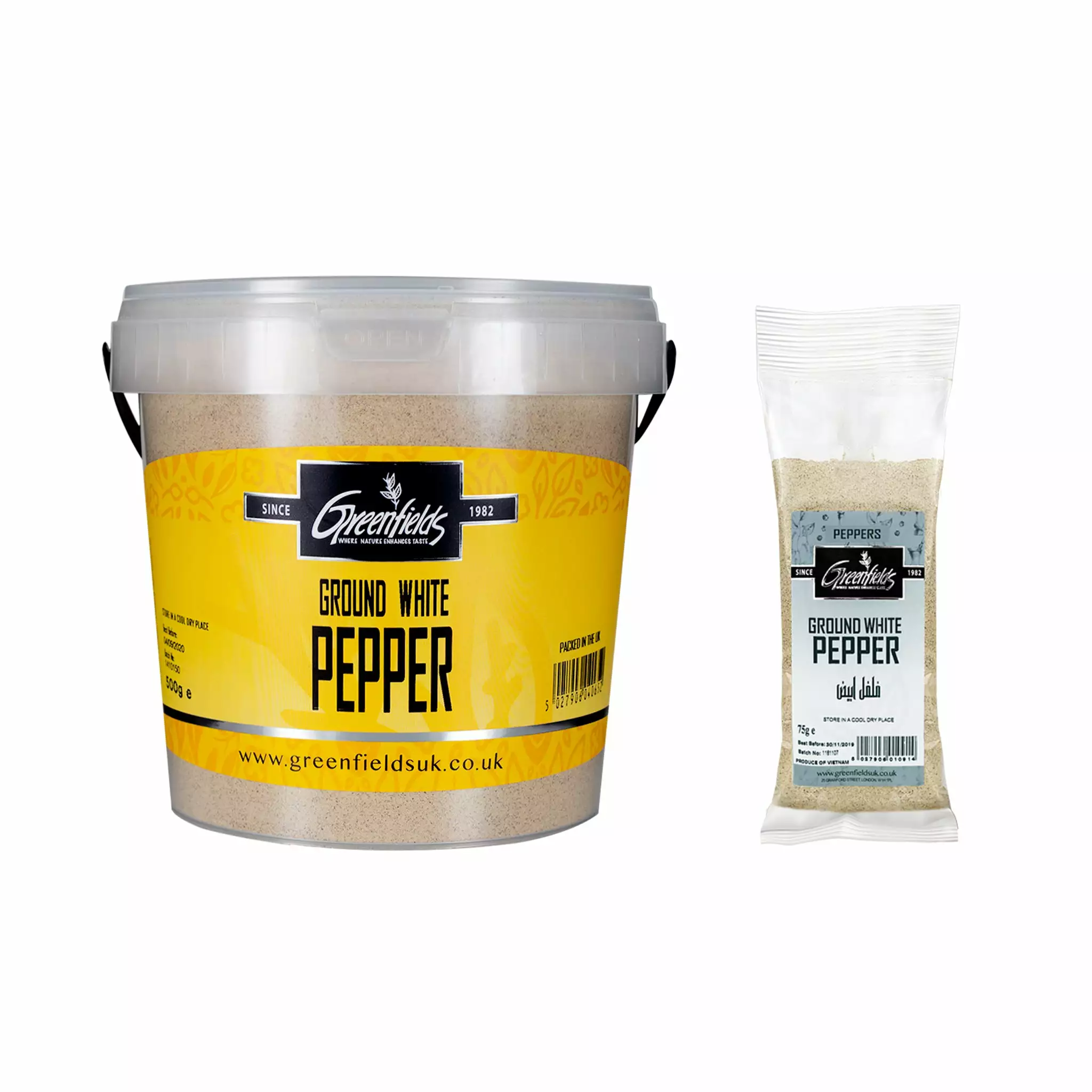 Greenfields Ground White Pepper Ingredients 3 Greenfields Ground White Pepper Ingredients