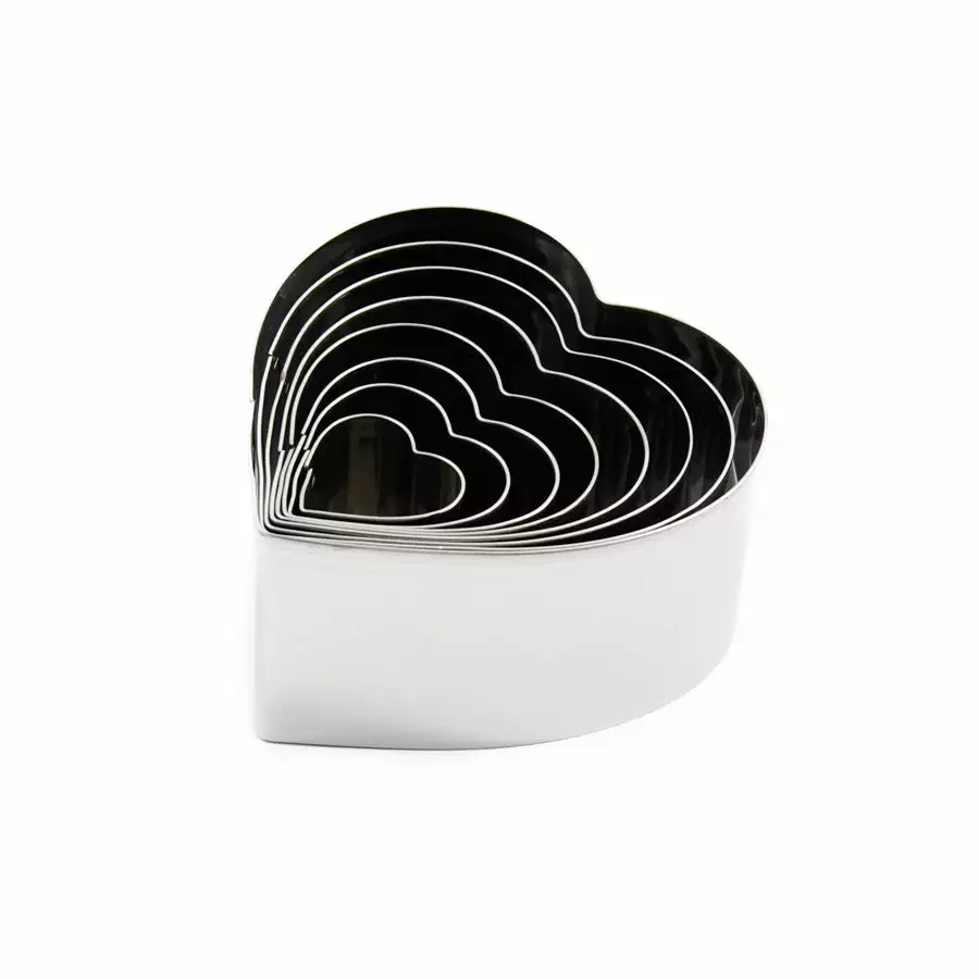 Eddingtons Heart Pastry Cutters Set Set Of 8 3 Eddingtons Heart Pastry Cutters Set Set Of 8