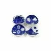 Kiji Stoneware & Ceramics Tableware Japan Design Blue & White Chopstick Rest Set 2 Kiji Stoneware & Ceramics Tableware Japan Design Blue & White Chopstick Rest Set