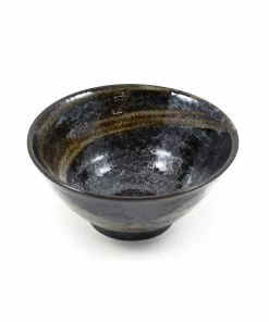 Kiji Stoneware & Ceramics Karasuba-Iro Medium Rice Bowl Tableware