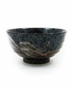 Kiji Stoneware & Ceramics Karasuba-Iro Noodle Bowl Tableware