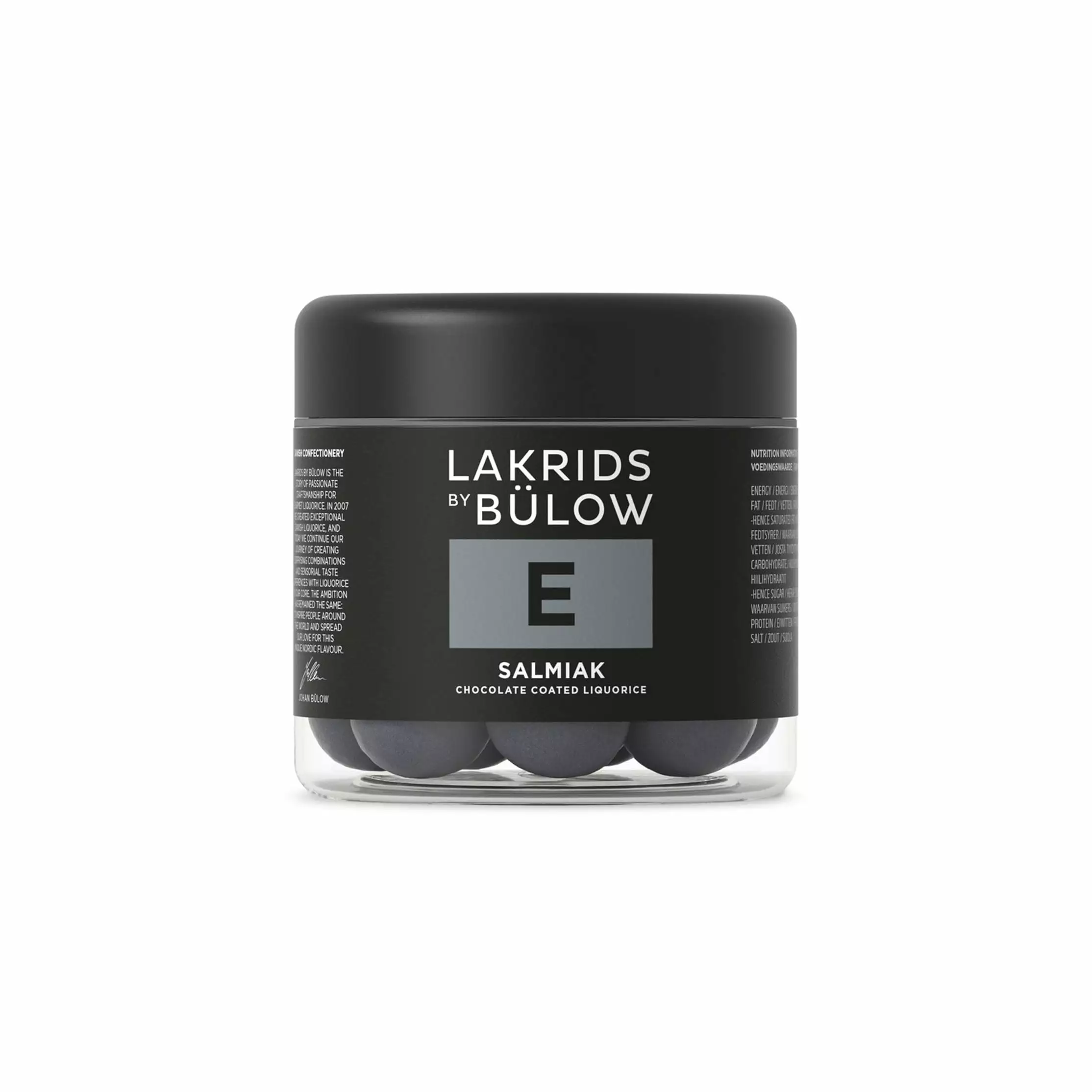 Lakrids Liquorice E - Salmiak 125g Ingredients 3 Lakrids Liquorice E - Salmiak 125g Ingredients
