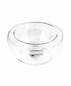 Portuguese Tableware Large Double-Walled Glass Bowl X 3 260ml Tableware