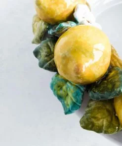 Ceramiche Toscane Handmade Tuscan Lemon Bowl 35cm Tableware 10 Ceramiche Toscane Handmade Tuscan Lemon Bowl 35cm Tableware