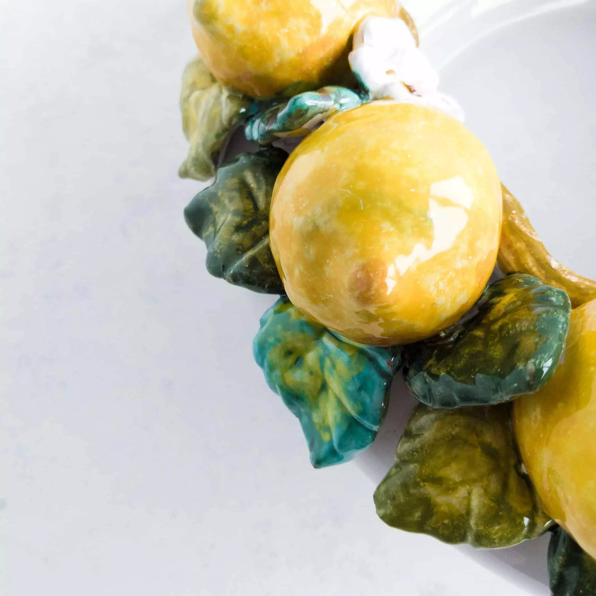 Ceramiche Toscane Handmade Tuscan Lemon Bowl 35cm Tableware 6 Ceramiche Toscane Handmade Tuscan Lemon Bowl 35cm Tableware