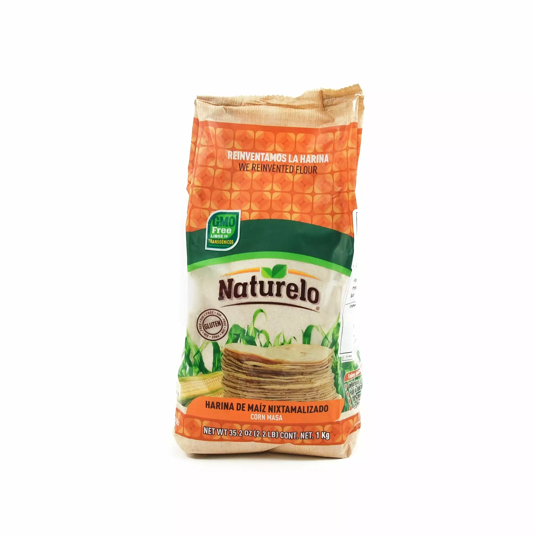 Naturelo White Masa Harina 1kg Ingredients 3 Naturelo White Masa Harina 1kg Ingredients