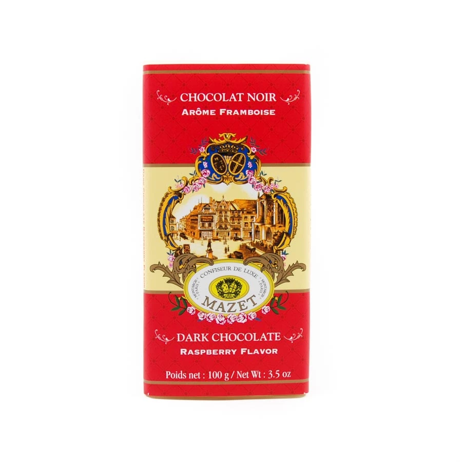 Mazet De Montargis Dark Chocolate With Raspberry 100g Ingredients 3 Mazet De Montargis Dark Chocolate With Raspberry 100g Ingredients