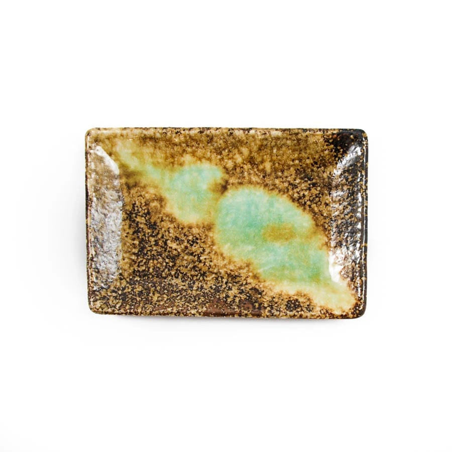 Kiji Stoneware & Ceramics Tableware Midori Oblong Sushi Plate 21.5 X 14.5cm 4 Kiji Stoneware & Ceramics Tableware Midori Oblong Sushi Plate 21.5 X 14.5cm