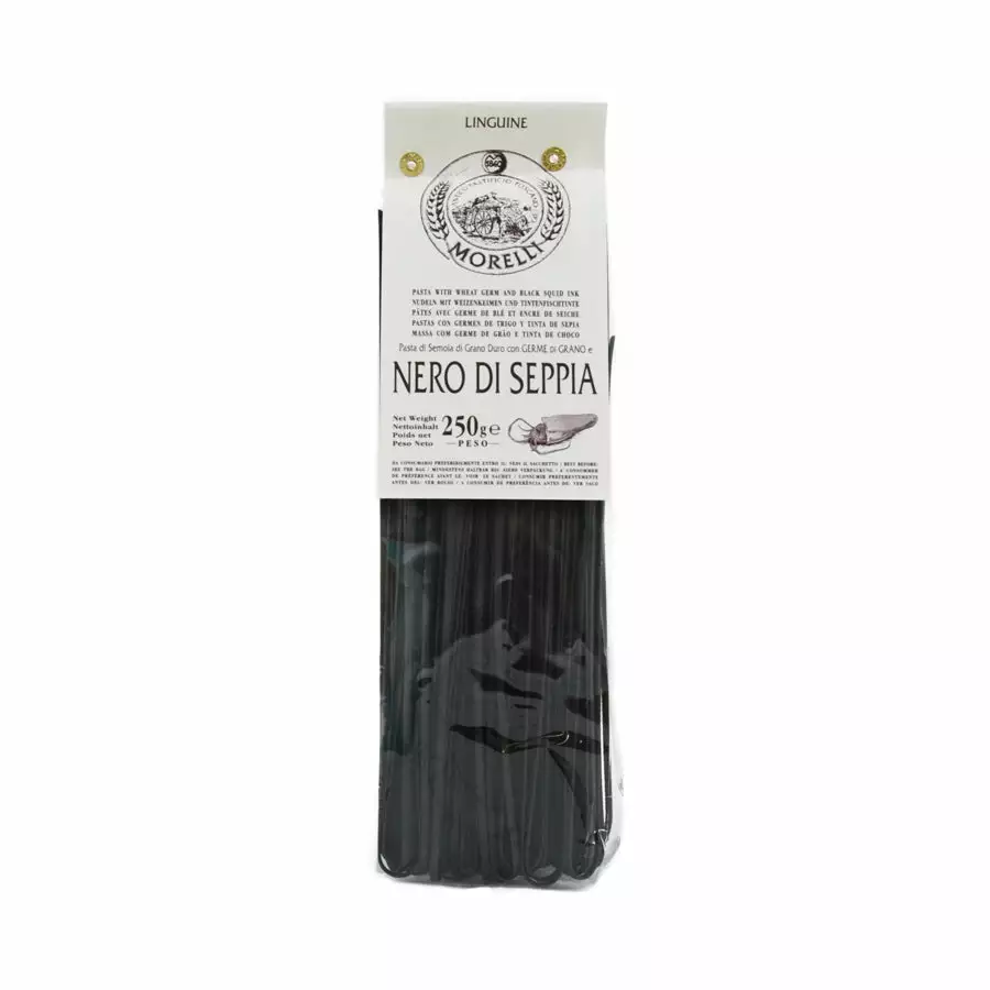 Ingredients Morelli Squid Ink Linguine 250g 3 Ingredients Morelli Squid Ink Linguine 250g