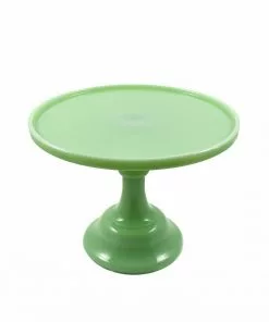 Mosser Glass Jade Milk Glass Cake Stand 10 Mosser Glass Jade Milk Glass Cake Stand