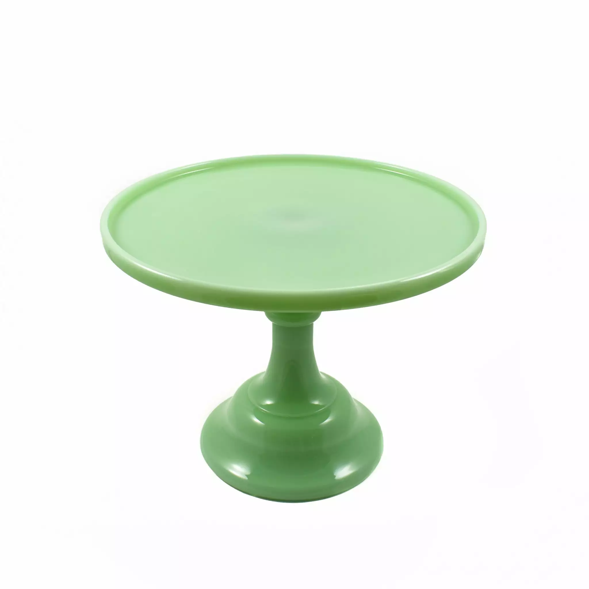 Mosser Glass Jade Milk Glass Cake Stand 5 Mosser Glass Jade Milk Glass Cake Stand