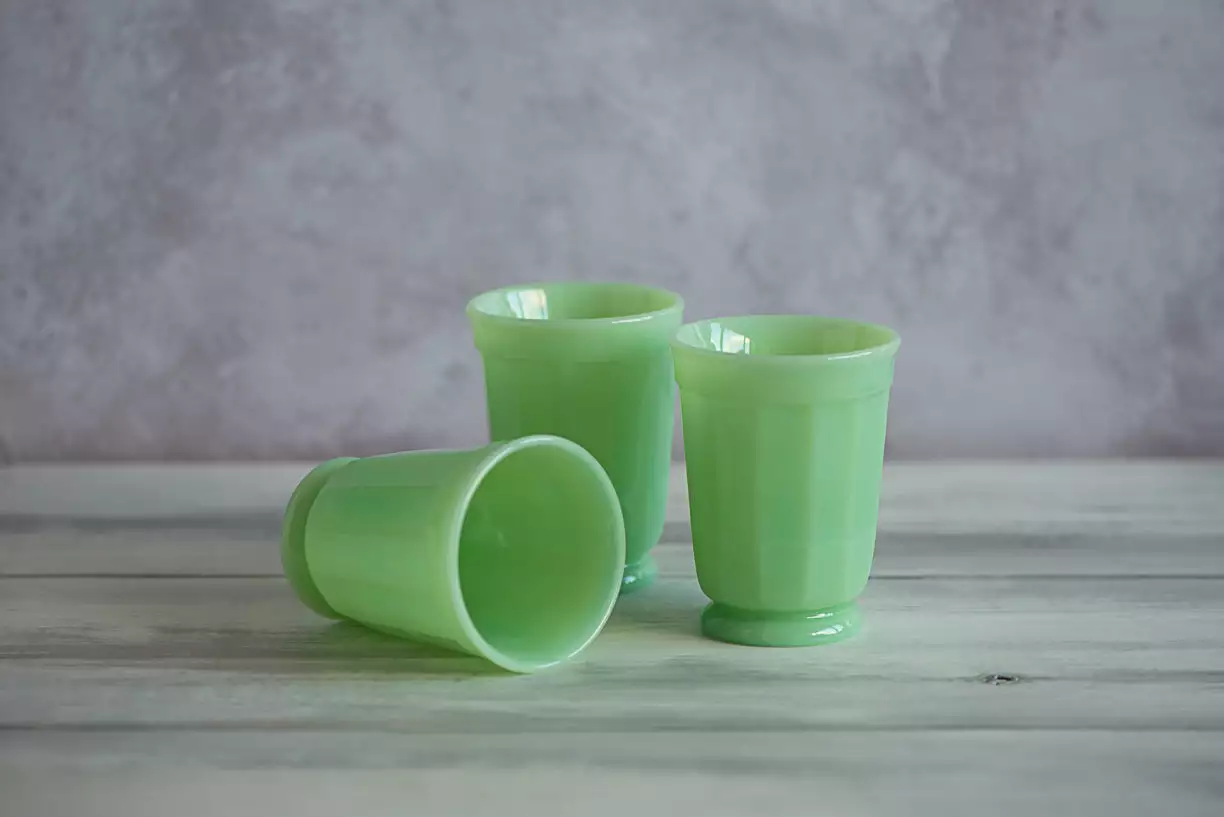Mosser Glass Jade Milk Glass Tumbler 5 Mosser Glass Jade Milk Glass Tumbler