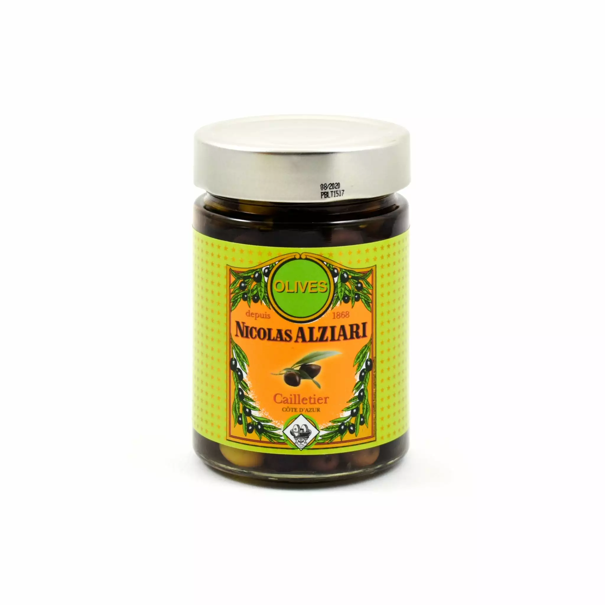 Nicolas Alziari Small Cailletier Olives From Cote D'Azur 220g Ingredients 3 Nicolas Alziari Small Cailletier Olives From Cote D'Azur 220g Ingredients