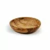 Naturally Med Olive Wood Round Dipping Bowl 9cm 1 Naturally Med Olive Wood Round Dipping Bowl 9cm