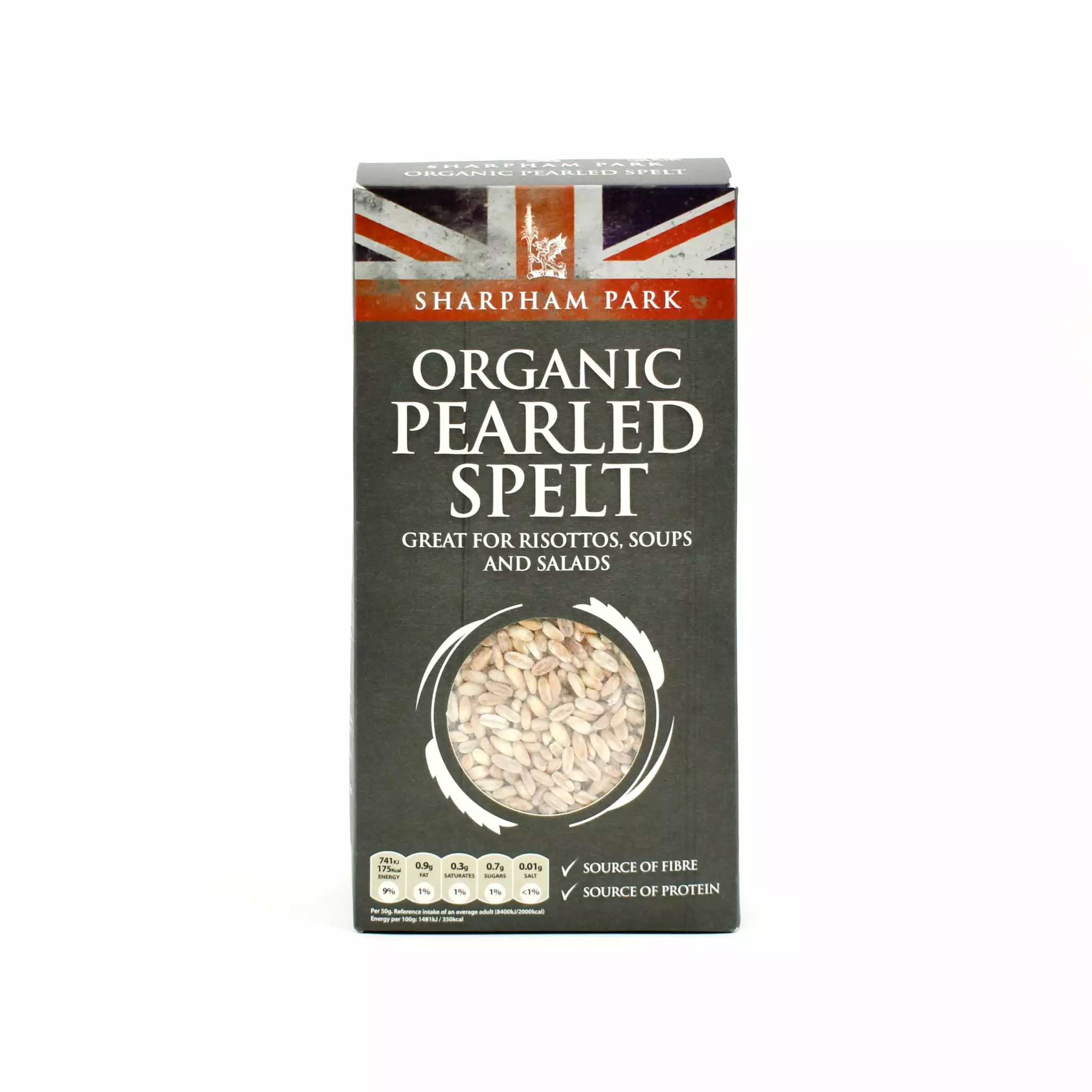Sharpham Park Organic Pearled Spelt 500g Ingredients 3 Sharpham Park Organic Pearled Spelt 500g Ingredients