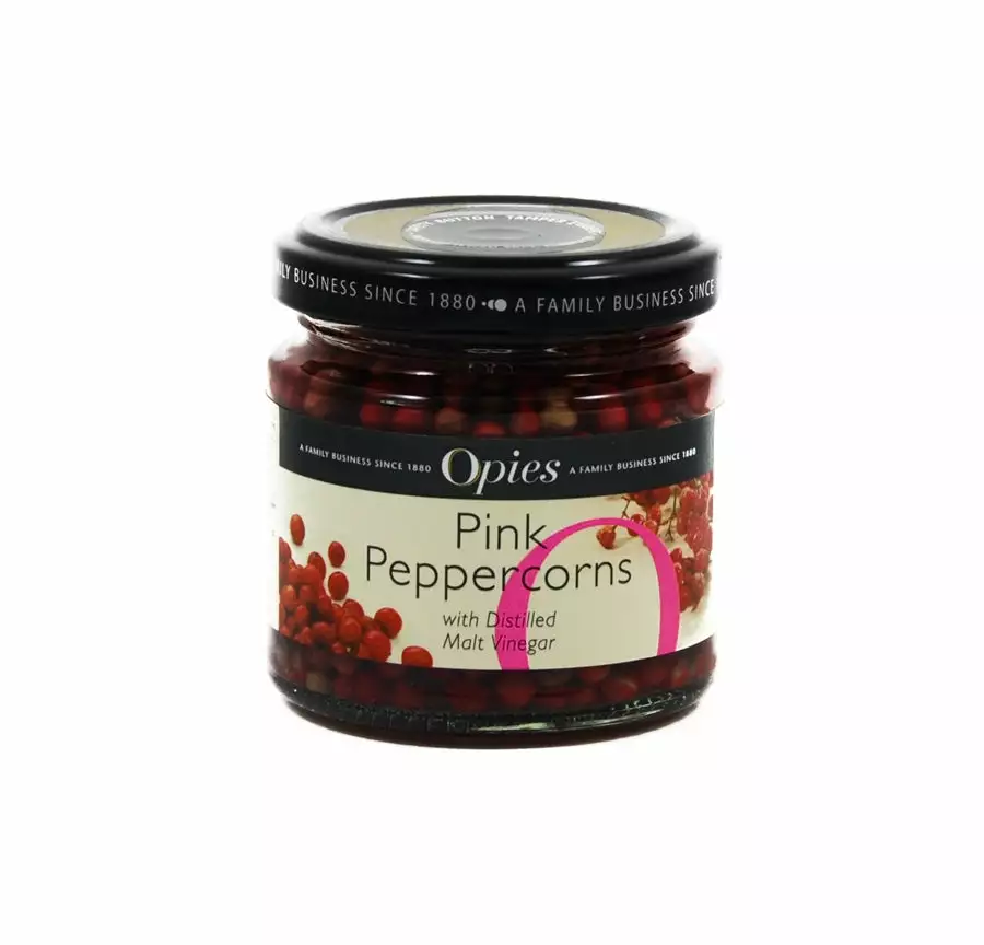 Opies Ingredients Pink Peppercorns With Malt Vinegar 105g 3 Opies Ingredients Pink Peppercorns With Malt Vinegar 105g