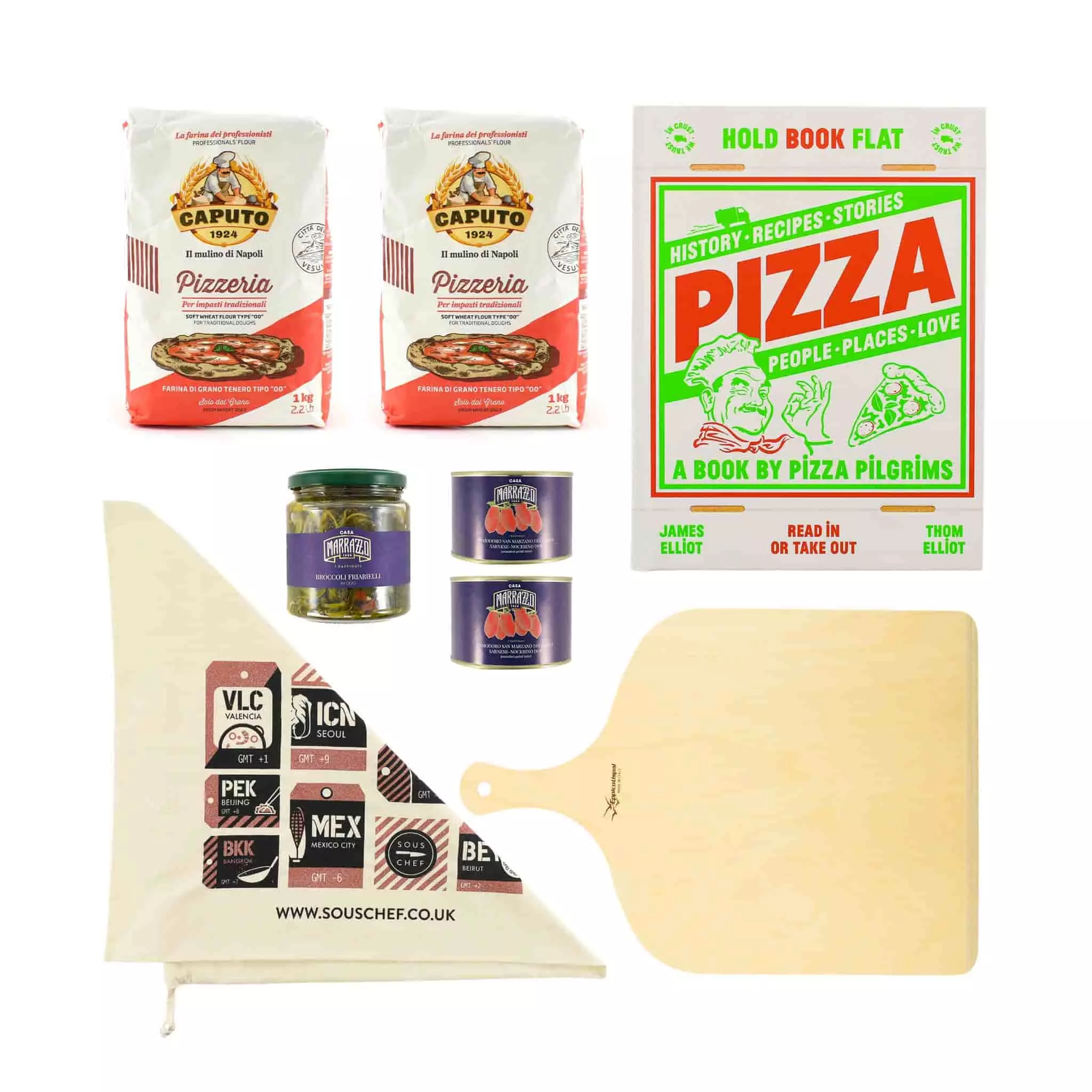 Sous Chef Pizza Pilgrims Cookbook And Ingredients Set 3 Sous Chef Pizza Pilgrims Cookbook And Ingredients Set