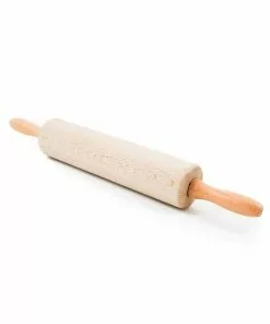 Springerle & Co Beech Wood Rolling Pin With Metal Axle Cookware