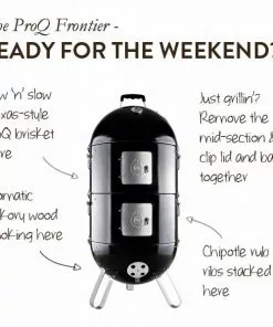 Cookware ProQ Frontier Elite 3in1 BBQ Smoker