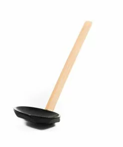 Kiji Stoneware & Ceramics Black Udon & Ramen Ladle