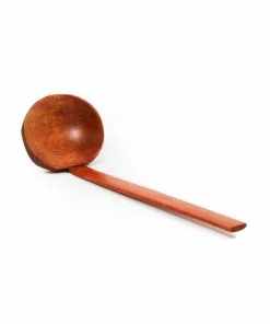 Kiji Stoneware & Ceramics Brown Wood Udon & Ramen Ladle