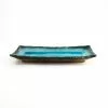 Kiji Stoneware & Ceramics Japanese Tableware Oblong Turquoise Platter 1 Kiji Stoneware & Ceramics Japanese Tableware Oblong Turquoise Platter