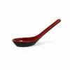 R&B Melamine Red & Black Soup Spoon