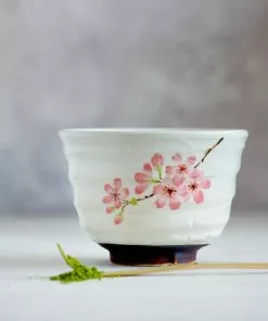 Kiji Stoneware & Ceramics Sakura Blossom Matcha Bowl