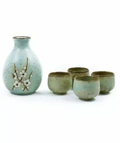Kiji Stoneware & Ceramics Sakura Blossom Sake Set Tableware 7 Kiji Stoneware & Ceramics Sakura Blossom Sake Set Tableware